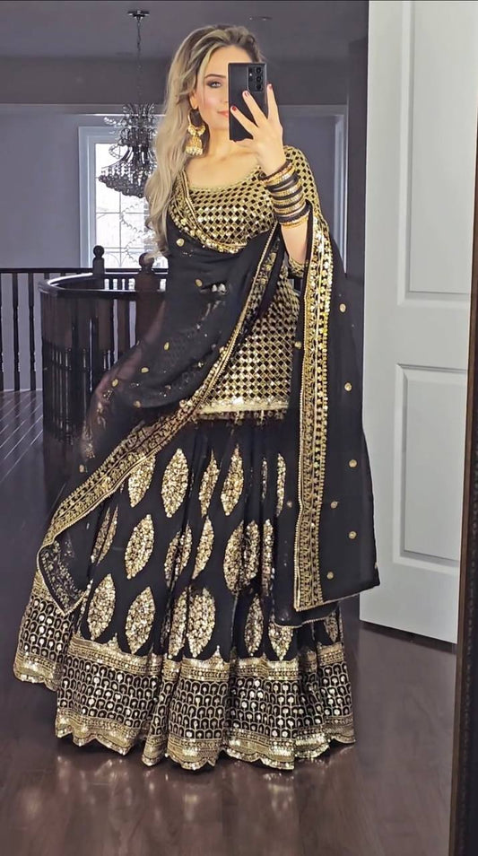 New Designer Lehenga With Top Party Wear Suit SI 1181